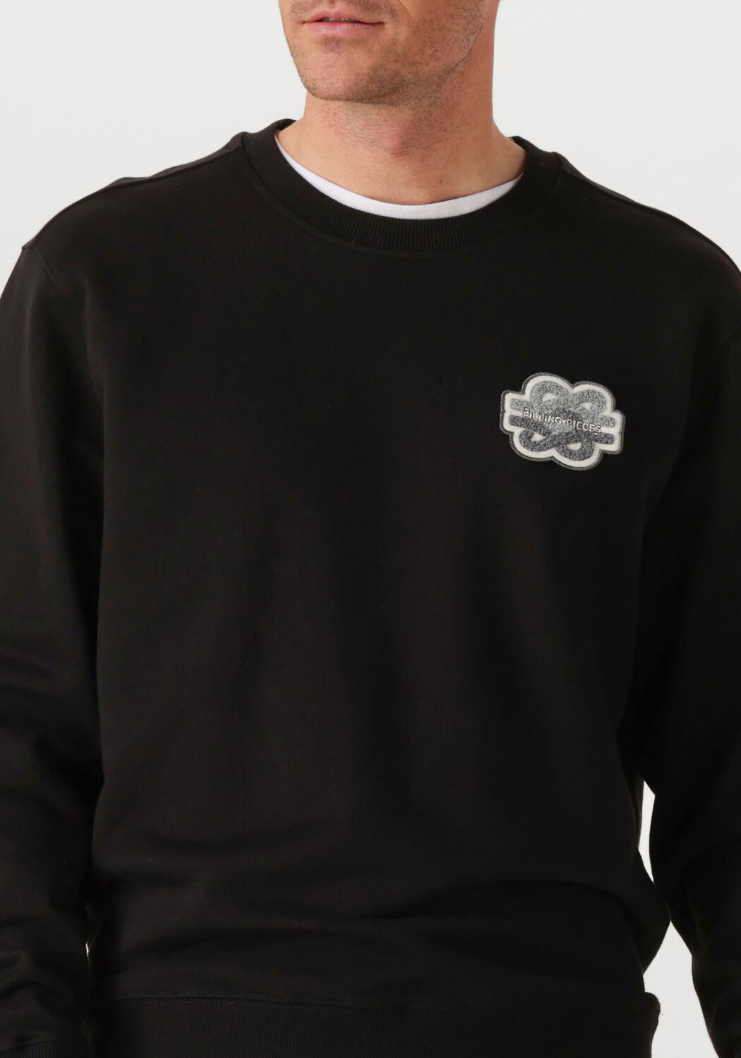 Zwarte FILLING PIECES Sweater SWEATSHIRT GOWTU - large
