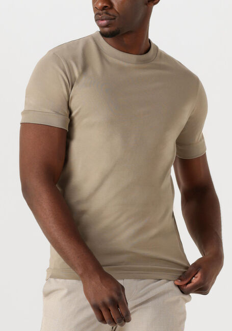 Taupe DRYKORN T-shirt ANTON 520062 - large