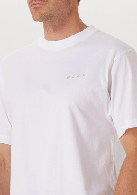 Witte OLAF HUSSEIN T-shirt LINED FACE TEE - large