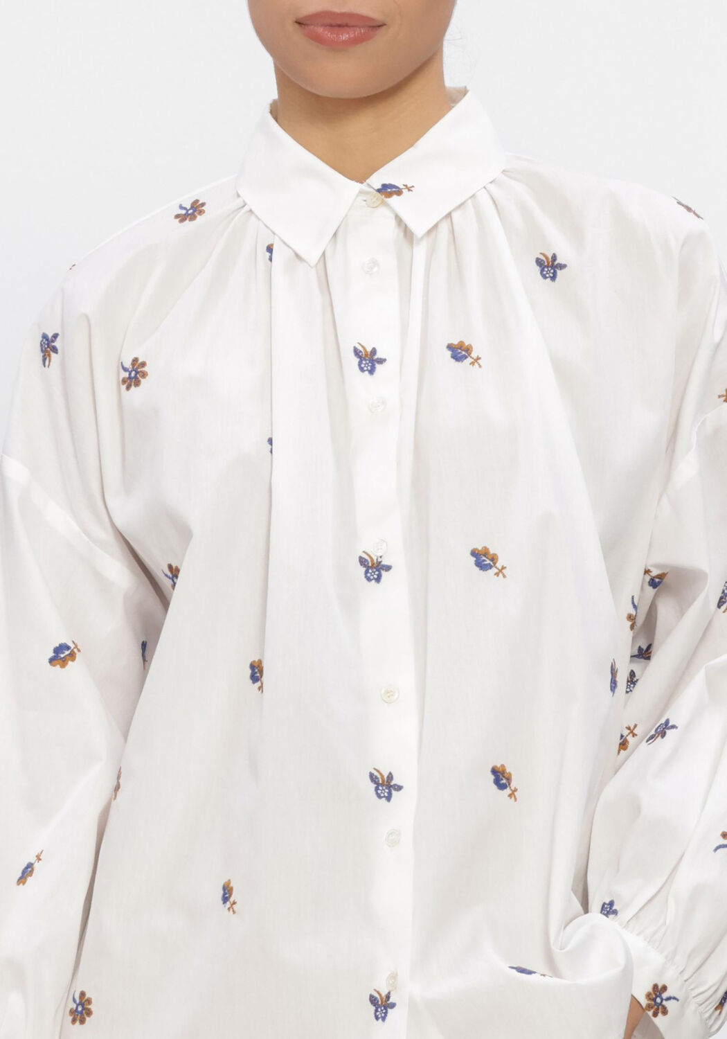 Witte MAX MARA Blouses EMBRODIARY BLOUSE - large