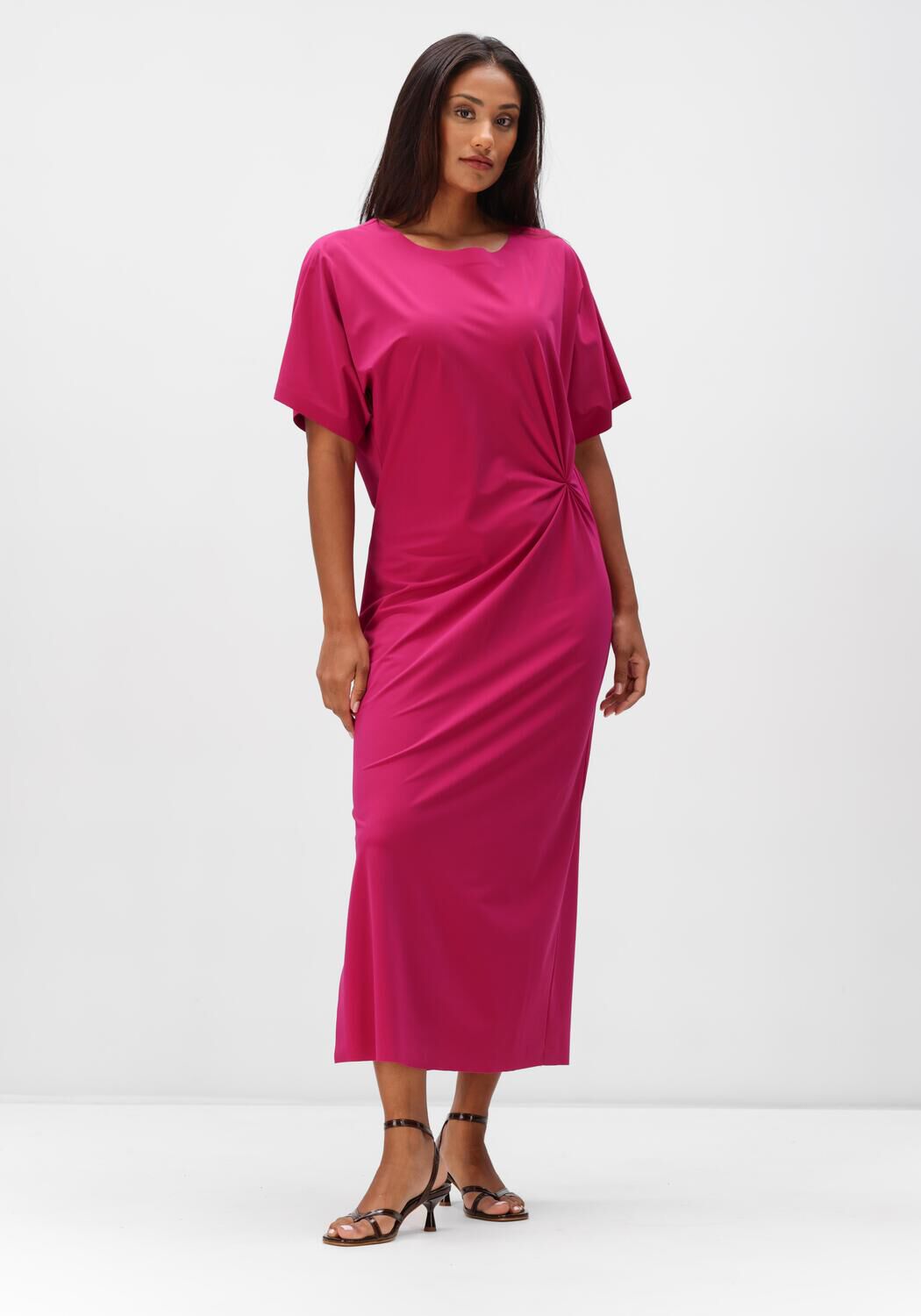 Japan Tky Midi Jurk Dames Lyori, Maat: XS, Kleur: Fuchsia afbeelding 1