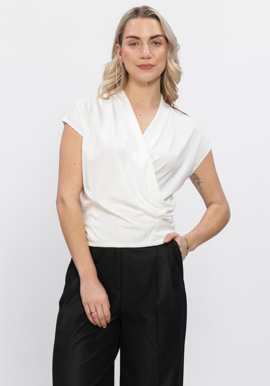 Knit-ted Trui Dames Jet, Maat: XS, Kleur: Gebroken wit afbeelding 1
