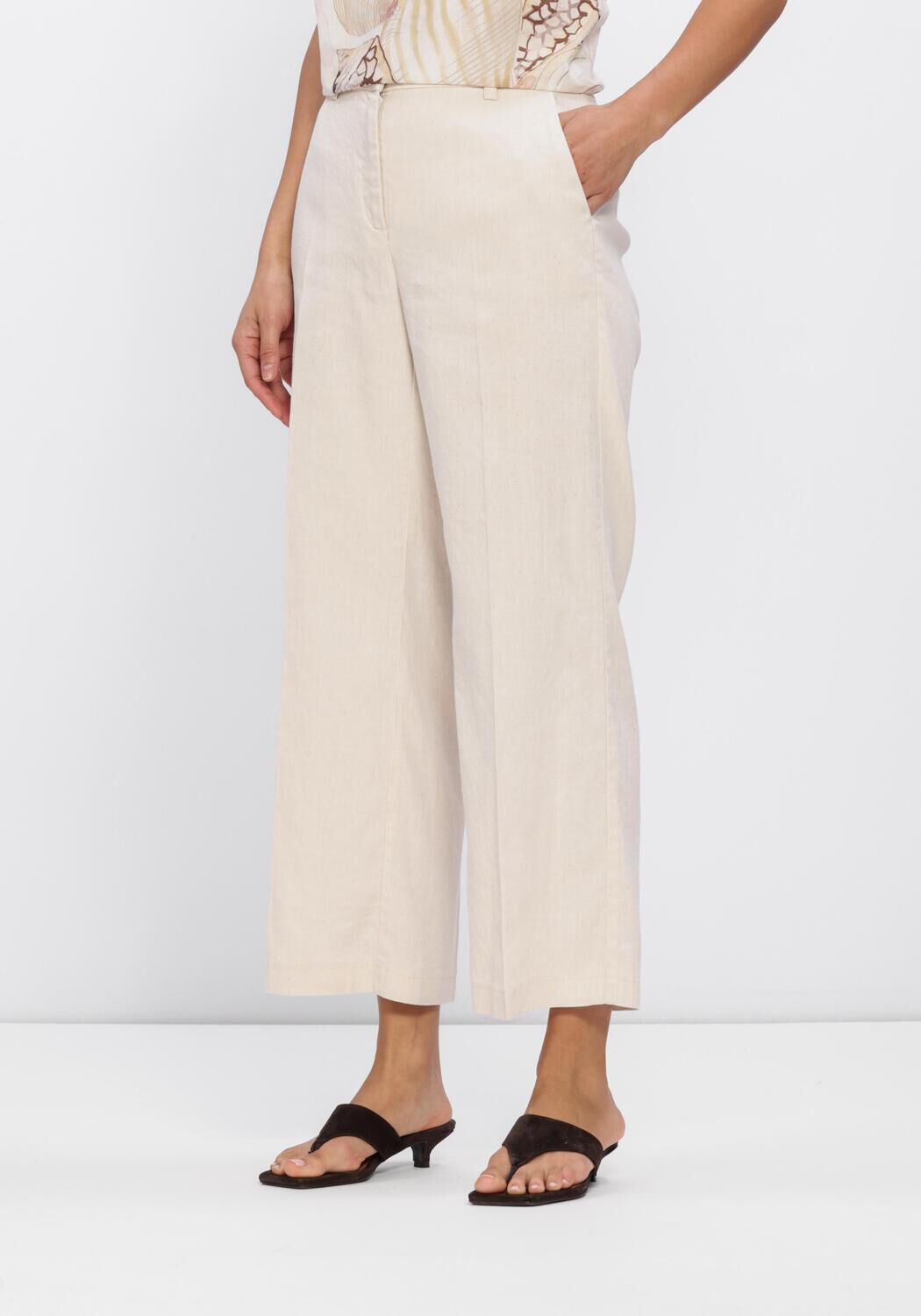 Creme CAMBIO Pantalon CALIFORNIA - large