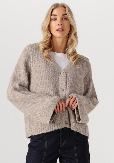 Beige CO'COUTURE Vest CHARLIE V CARDIGAN - large