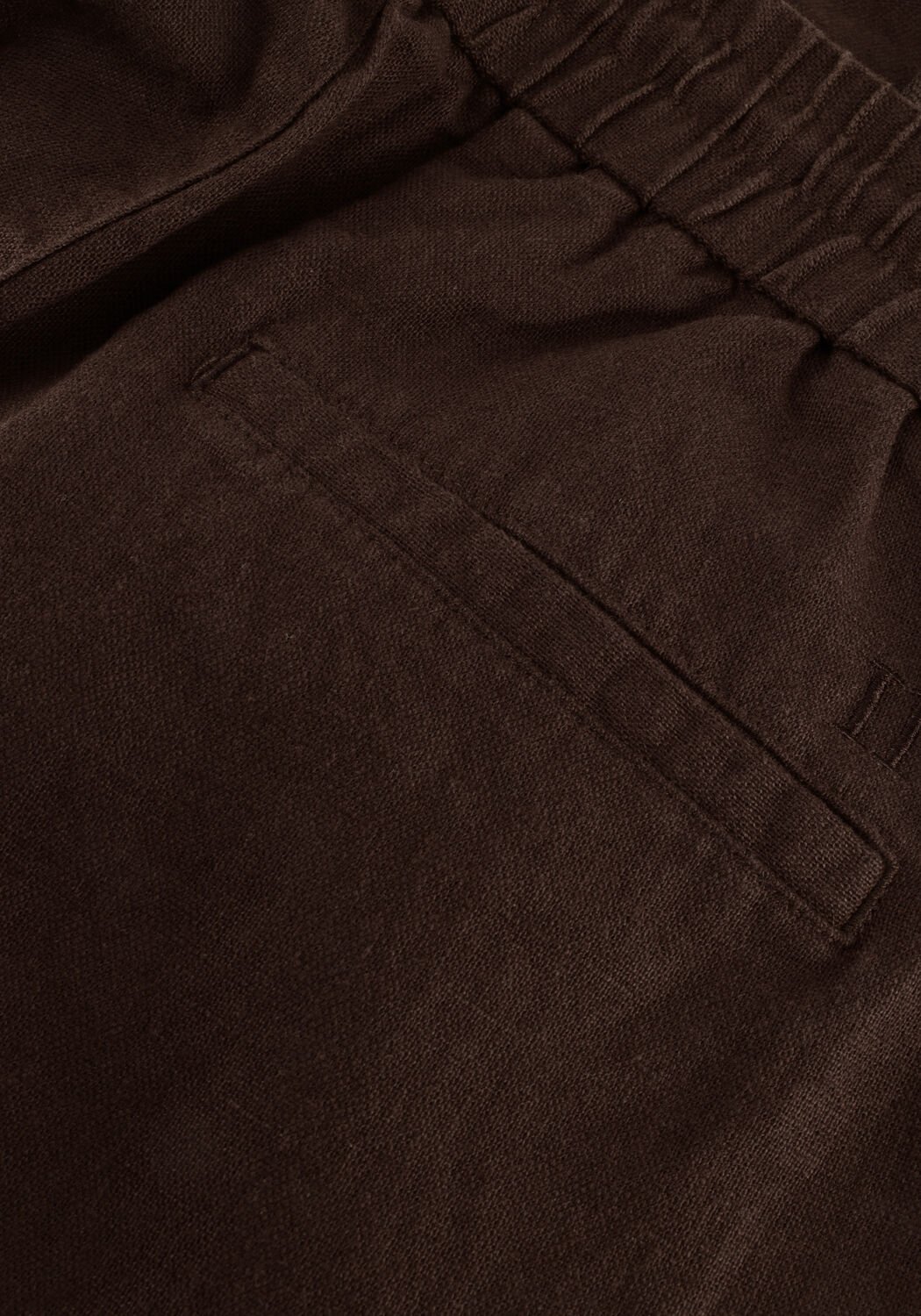 Bruine LES DEUX Korte broek OTTO LINEN SHORTS - large