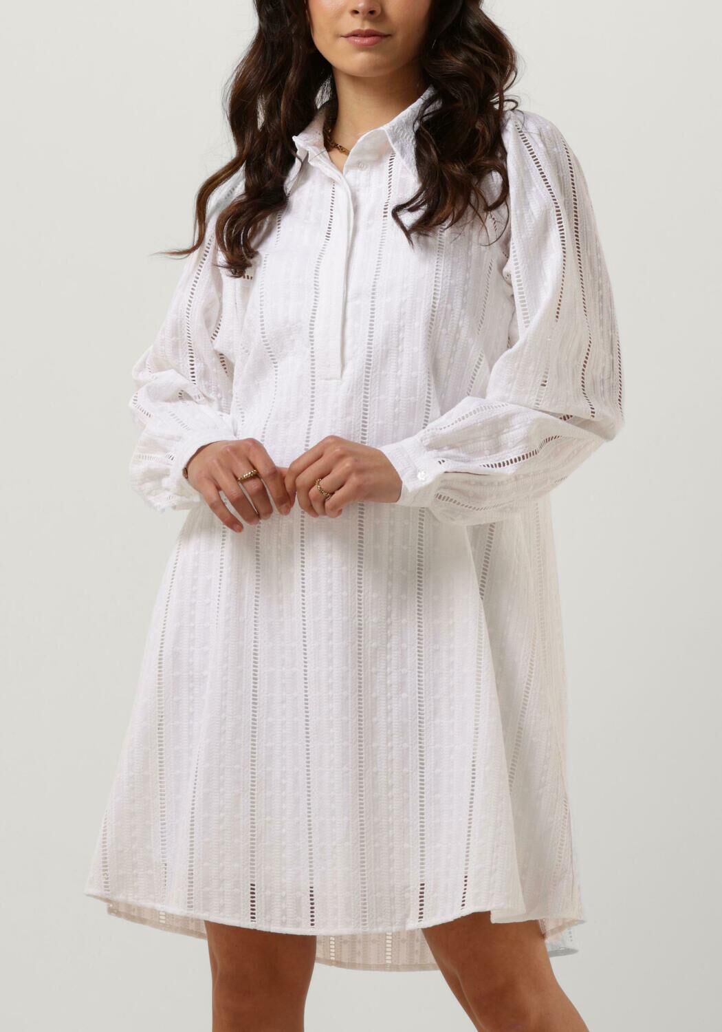 Witte LEVETE ROOM Mini jurk ALAYA 2 Assem