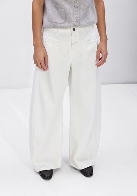 Ecru CLOSED Wide jeans GILLAN - large