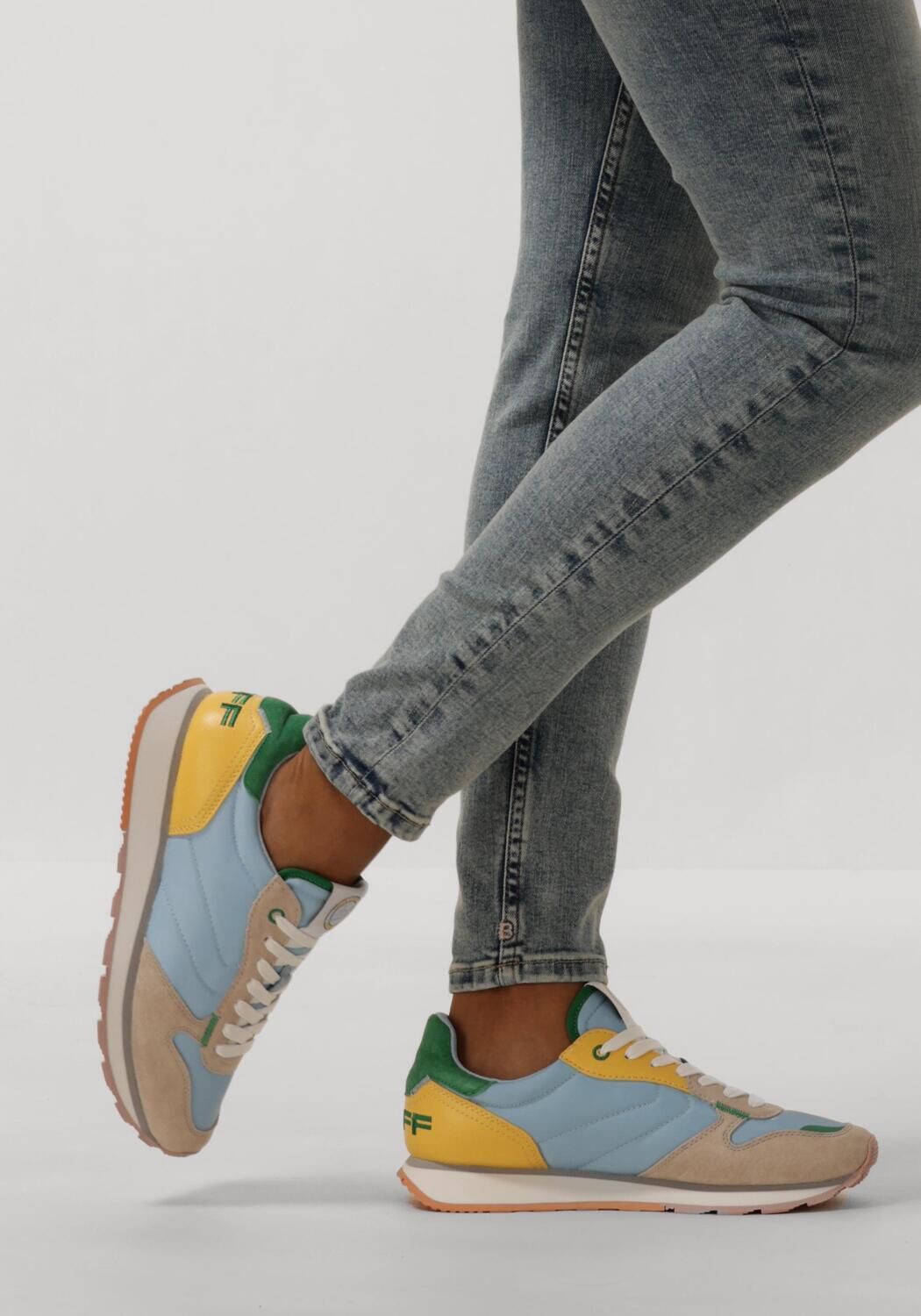 Blauwe THE HOFF BRAND Lage sneakers LARISA TRACK - large