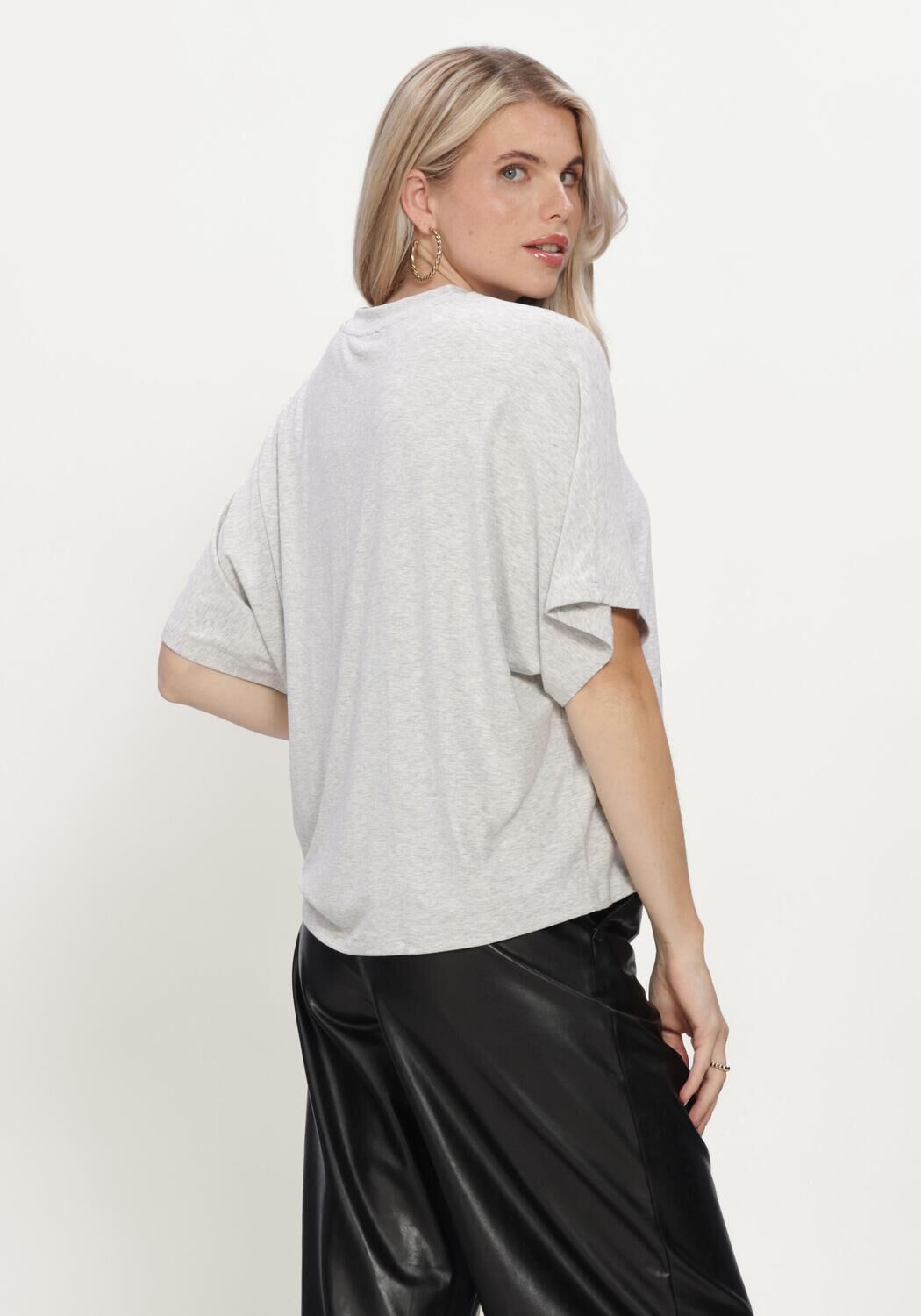 Grijze AIMEE THE LABEL Tops & T-shirts ELARAW6 SHIRT - large