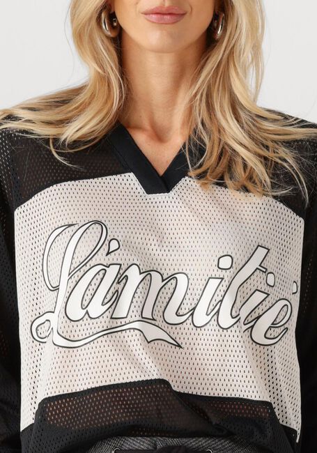 Zwarte HAUTE L'AMITIÉ Blouses DRIFT MIX LOGO BLOUSE - large