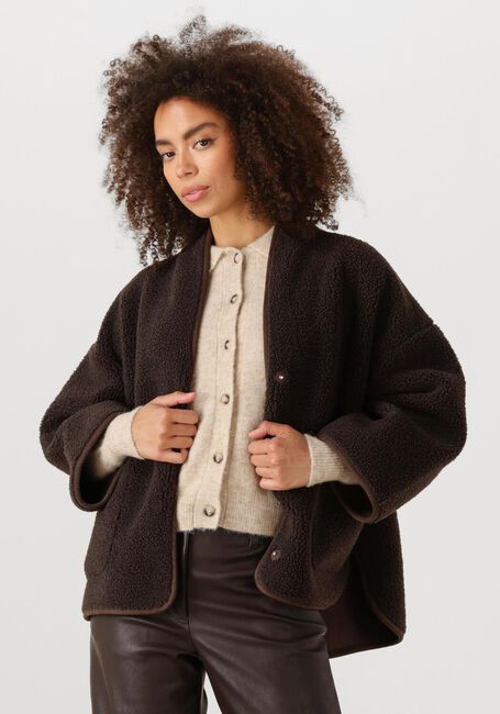 Bruine KNIT-TED Teddy jas JOKO - large