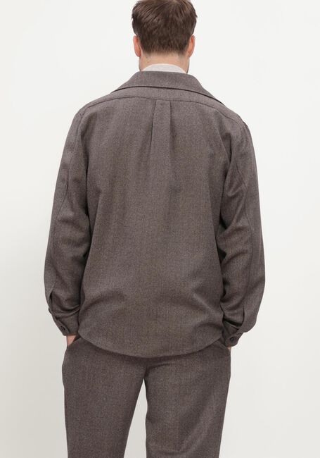 Bruine PROFUOMO Overshirt OVERSHIRT MOULINE - large