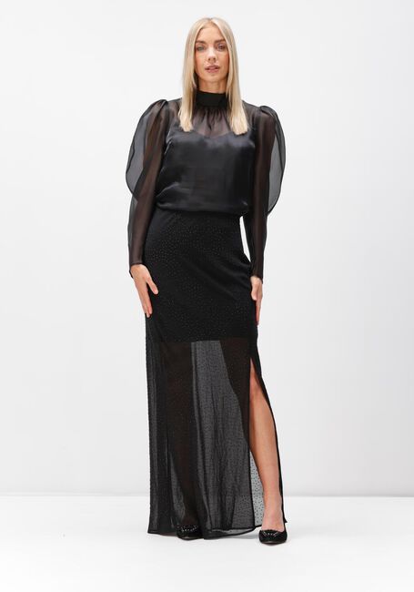 Zwarte DANTE6 Top OCEAN PUFFY SLEEVE TOP - large