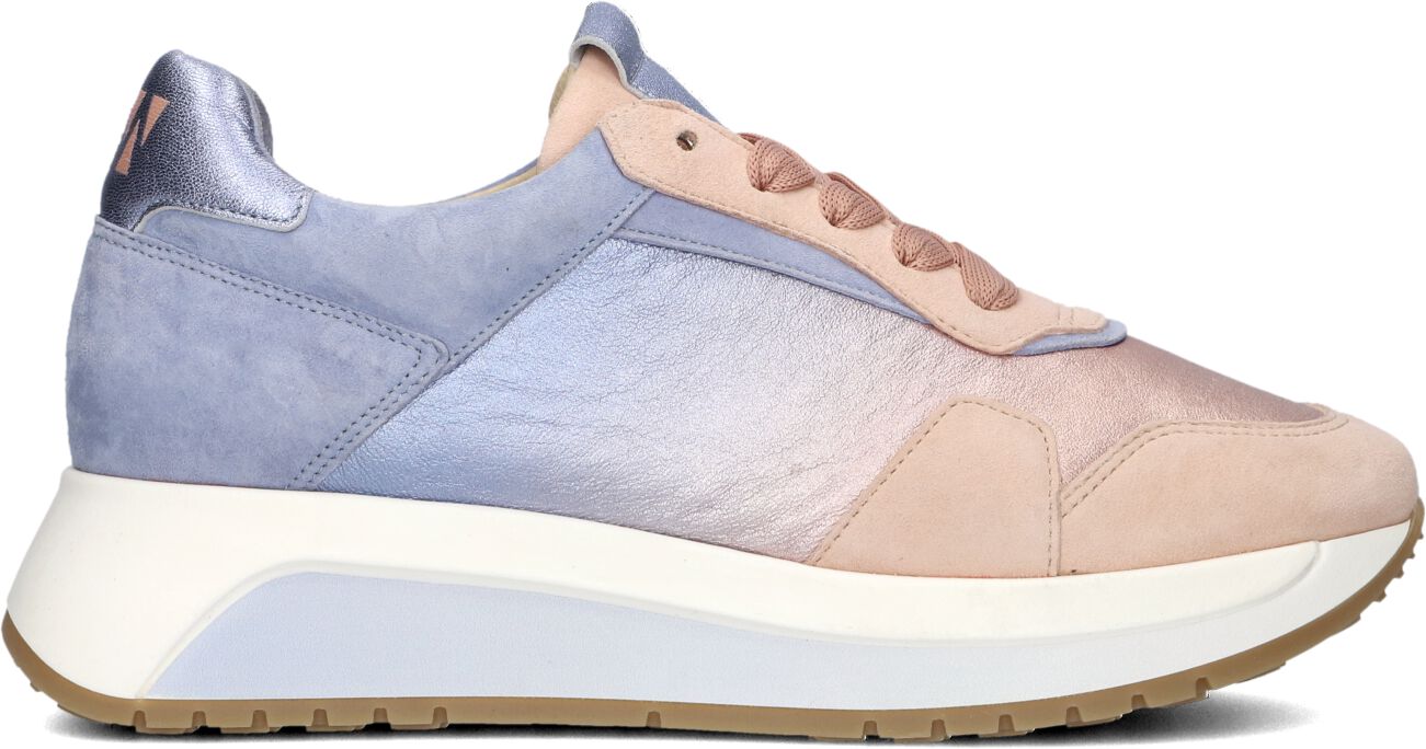 Softwaves Lage Sneakers Dames Kiss, Maat: 41, Materiaal: Suède, Kleur: Roze