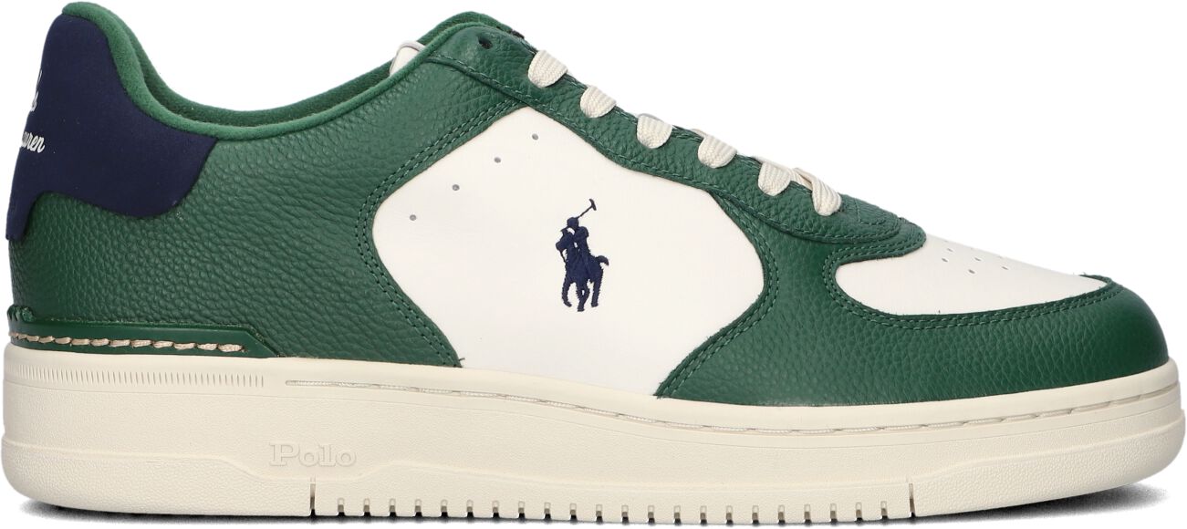 Ralph Lauren Lage Sneakers Heren Masters Crt, Maat: 40, Materiaal: Leer, Kleur: Wit