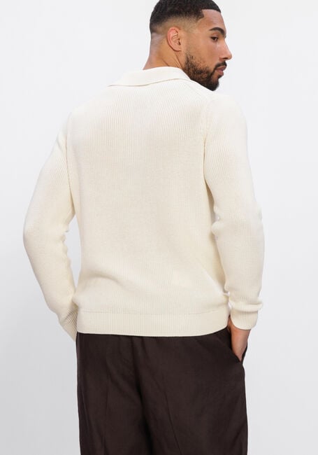 Ecru FILIPPO DE LAURENTIIS Polo POLO ML SKIPPER - large