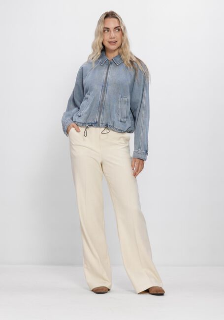 Creme CAROLINE BISS Wijde broek 1531 - large