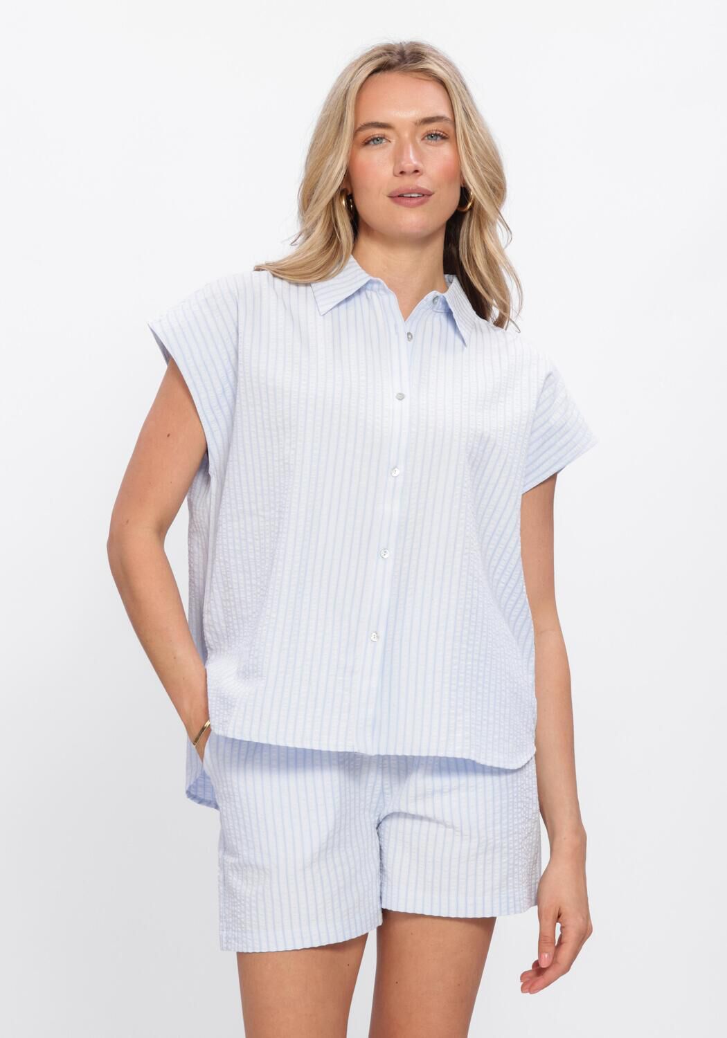 Lichtblauwe RUBY TUESDAY Tops & T-shirts CISOBA - large