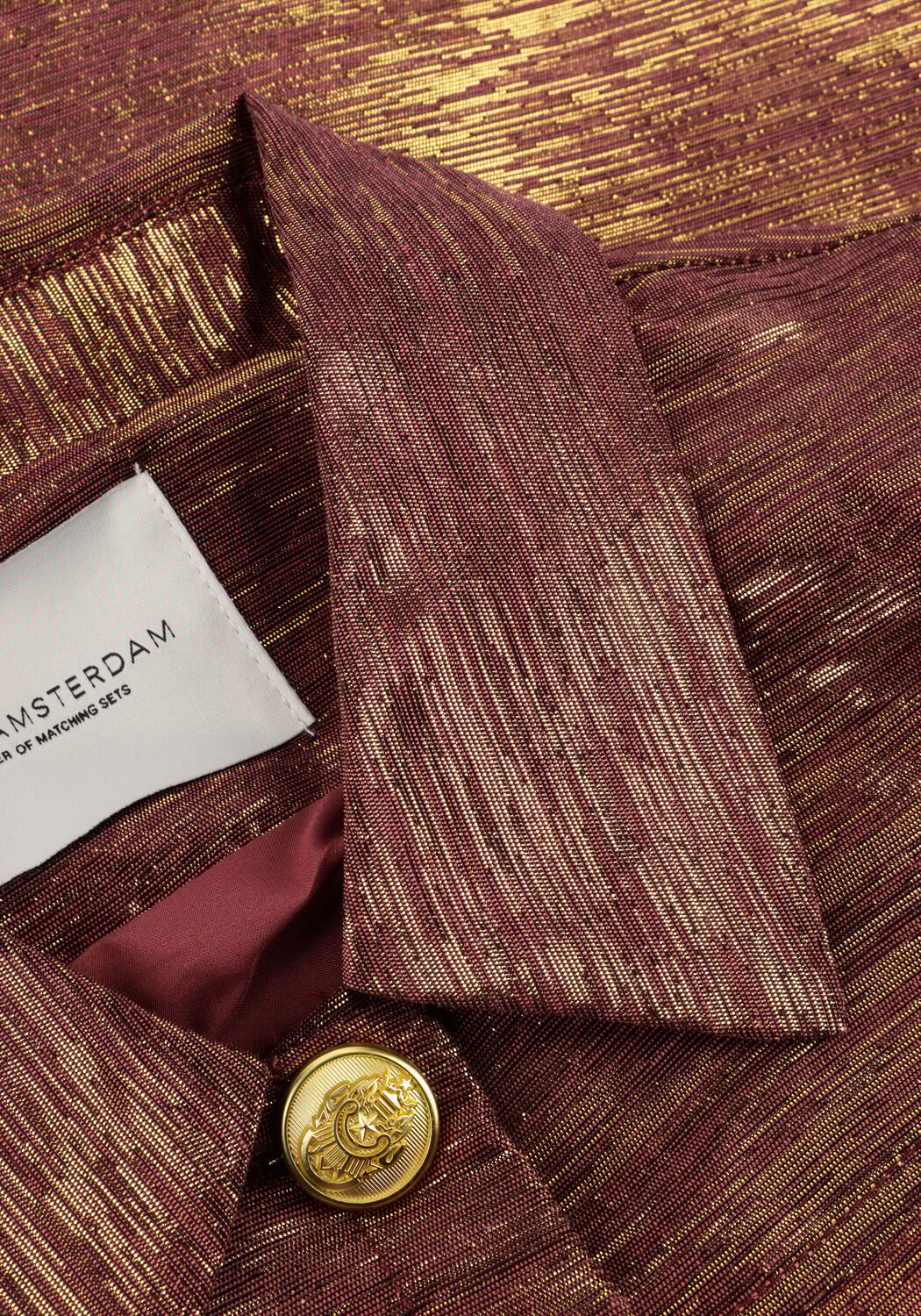 Bordeaux AMAYA AMSTERDAM Gewatteerde jas LO JACKET - large