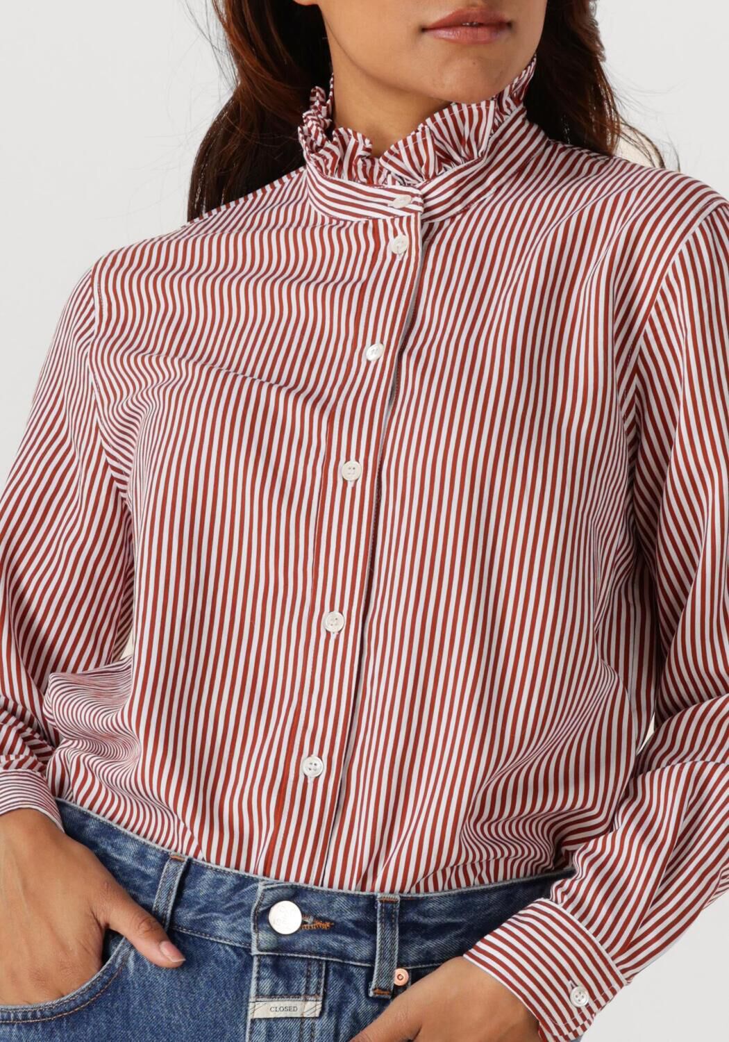 Rode VANESSA BRUNO Blouses SIDNEY CHEMISE ML - large