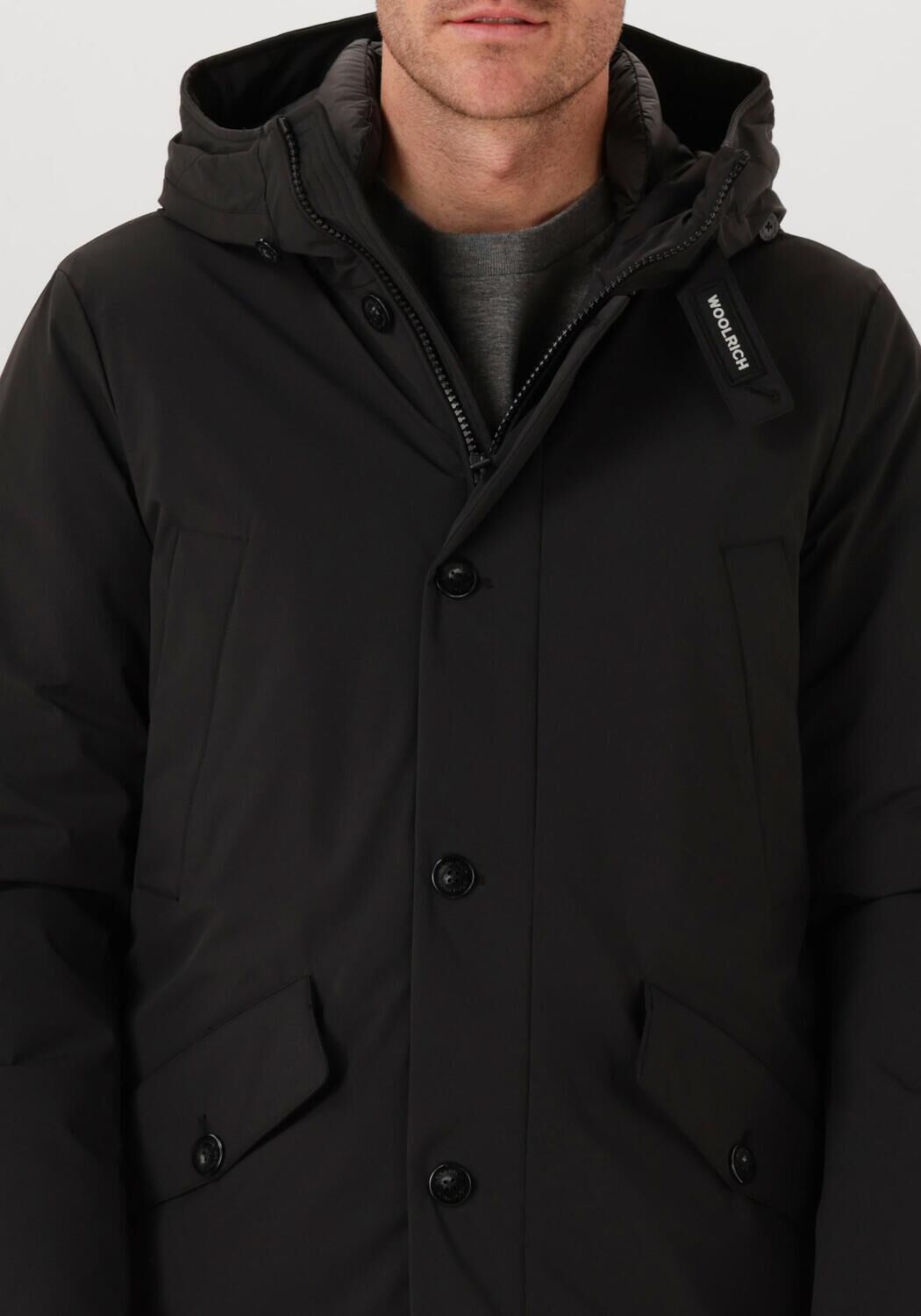 Zwarte WOOLRICH Parka's STRETCH ARCTIC PARKA - large
