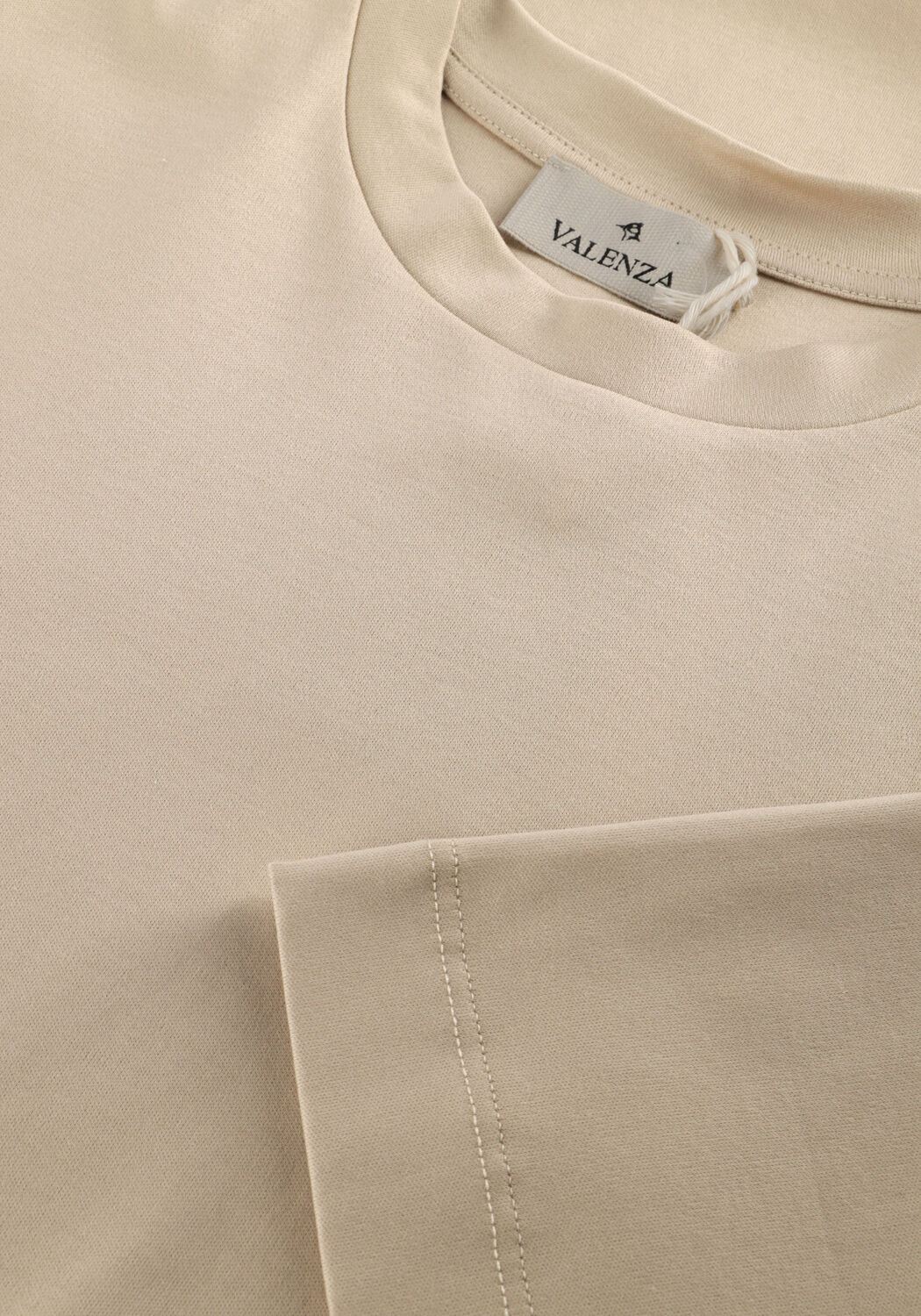 Beige VALENZA T-shirt 1001 INTERLOCK SUPIMA TSHIRT - large