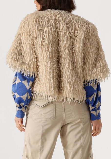 Beige SUMMUM Top SHORTSLEEVE JACKET FAUX - large