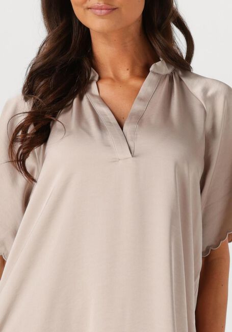 Beige BRUUNS BAZAAR Mini jurk WENDIS DRESS - large
