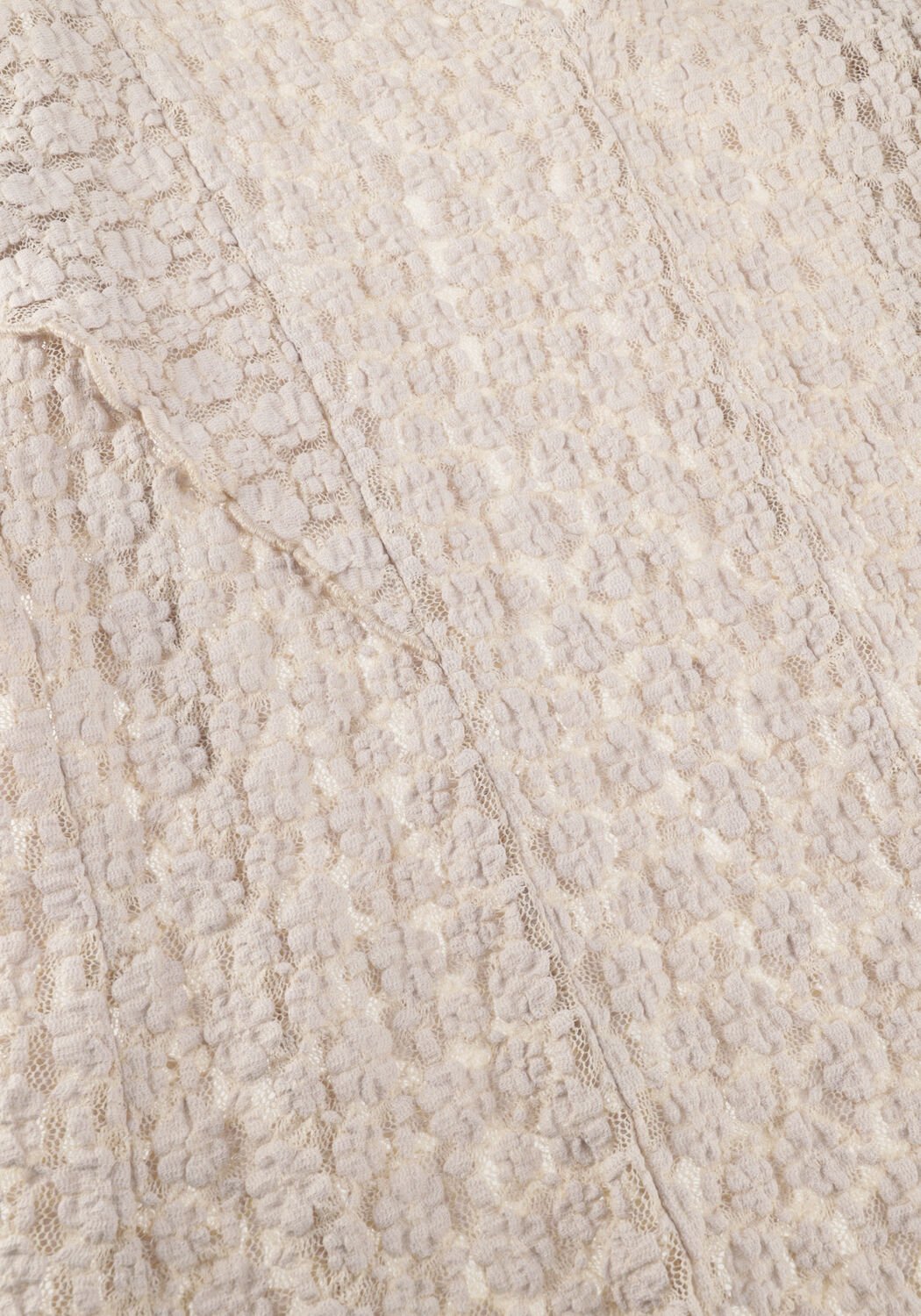 Beige DANTE6 Top VIEV LACE VOLANT TOP - large