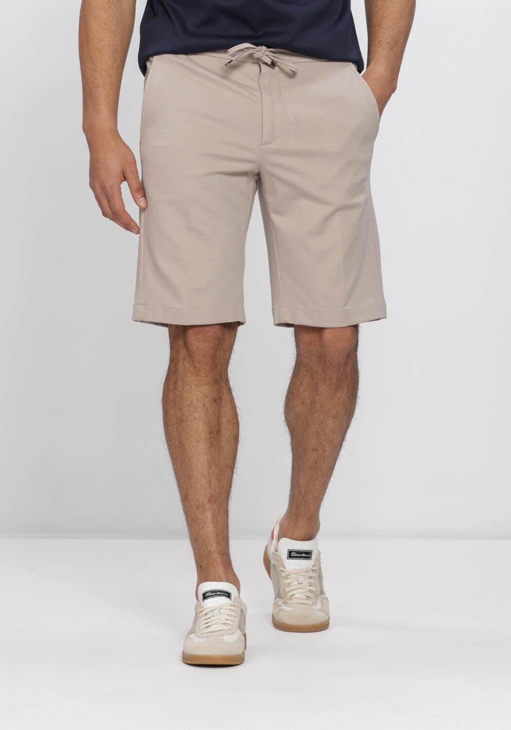 Grijze BERWICH Korte broek SHORT SPIAGGIA GT1001X - large