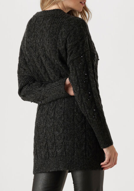 Grijze DANTE6 Vest CROFT PEARL SWEATER - large