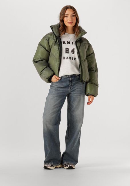 Groene KRAKATAU Gewatteerde jas QW531 - large