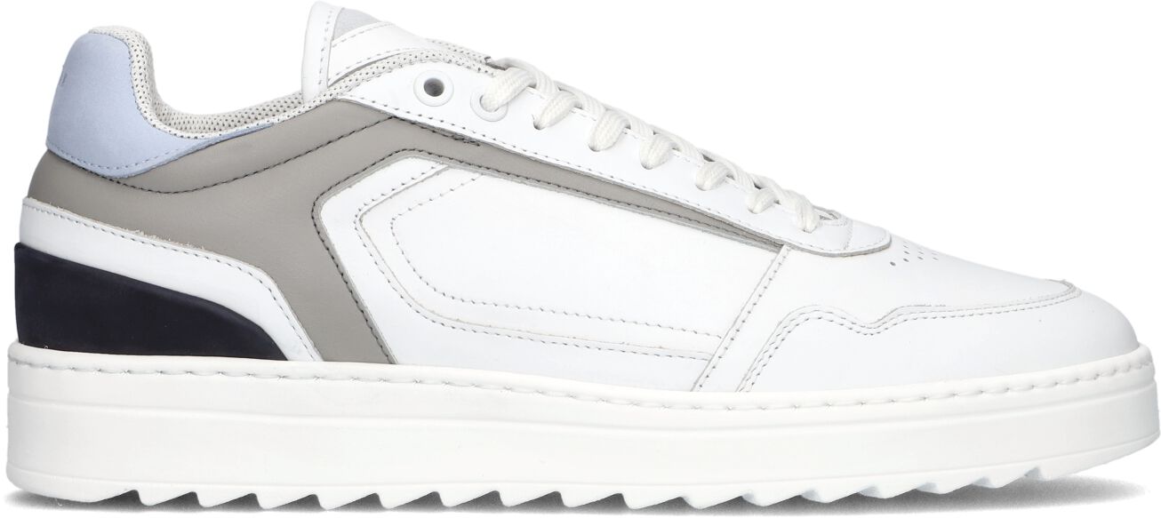 Nubikk Lage Sneakers Heren Cliff Cane, Maat: 41, Materiaal: Leer, Kleur: Wit