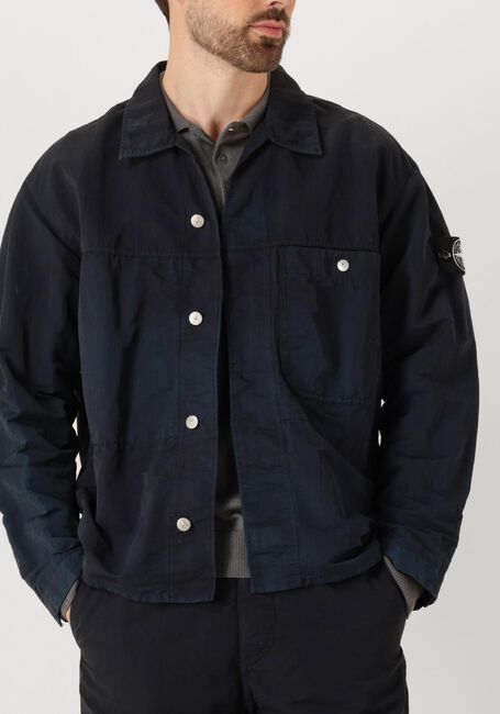 Zwarte STONE ISLAND Overshirt SHIRTS - large