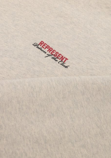 Grijze REPRESENT Sweater PATRON OF THE CLUB HOODIE - large