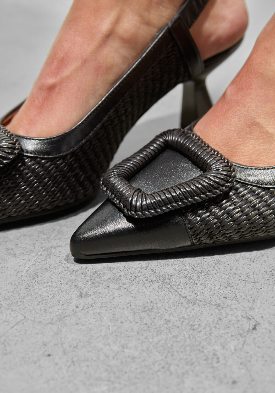 Zwarte HISPANITAS Slingbacks RHV254044 - large