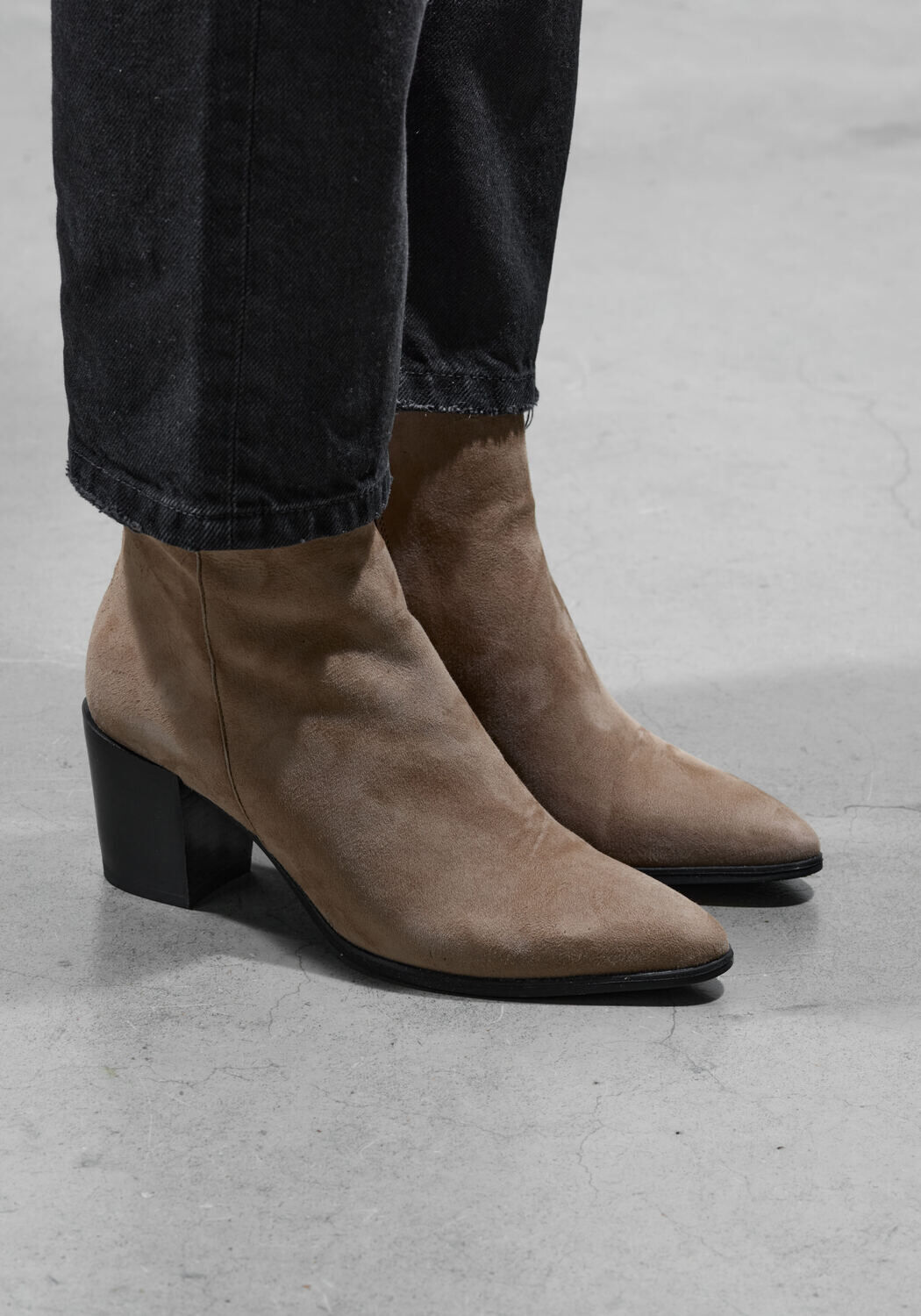 Taupe LINA LOCCHI Enkellaarsjes AT 156 - medium