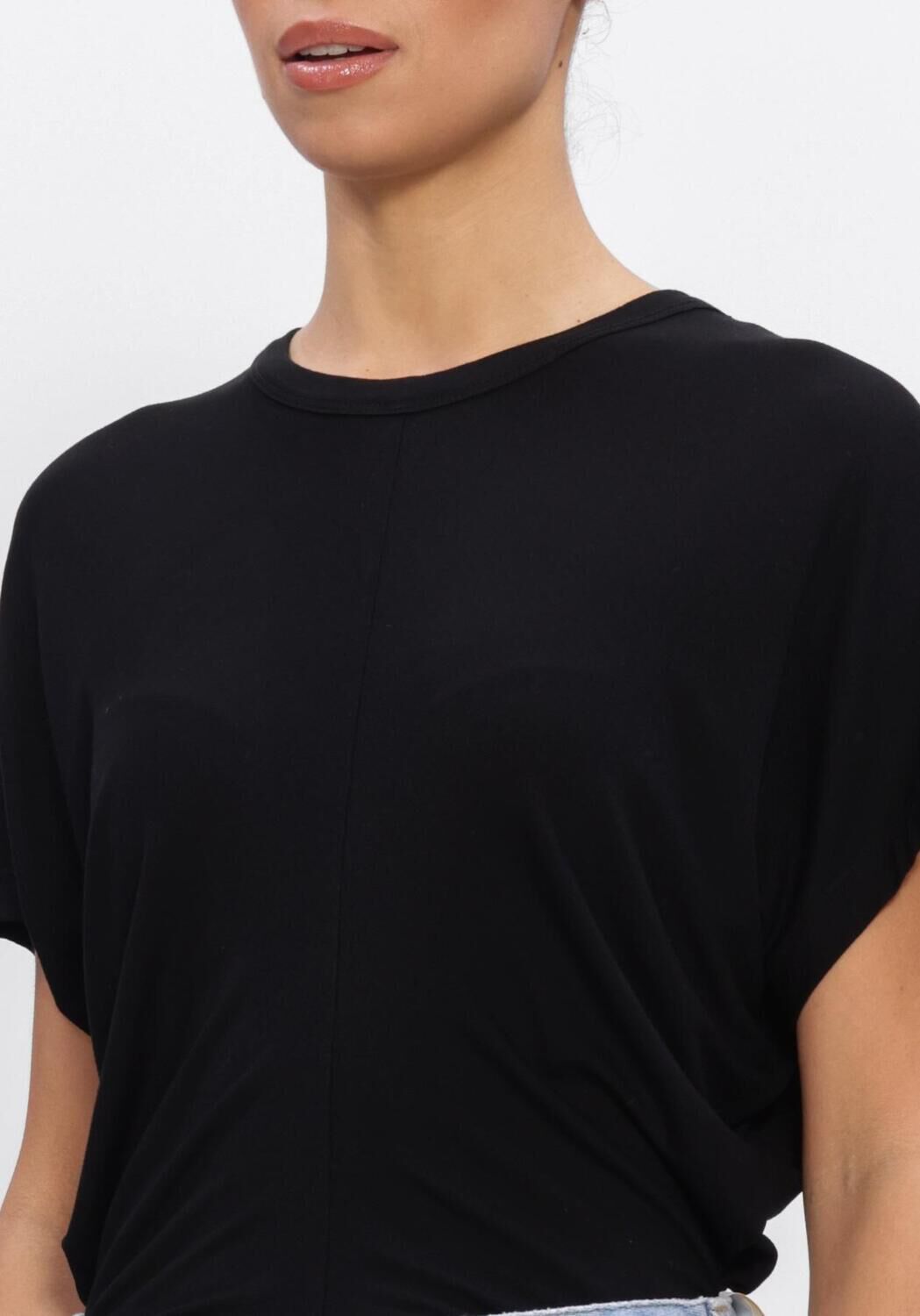 Zwarte ANINE BING Top ZADIG TEE - large