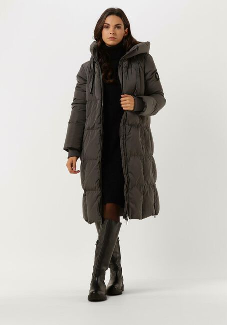 Zwarte MINUS Mini jurk AVA KNIT TURTLENECK DRESS - large