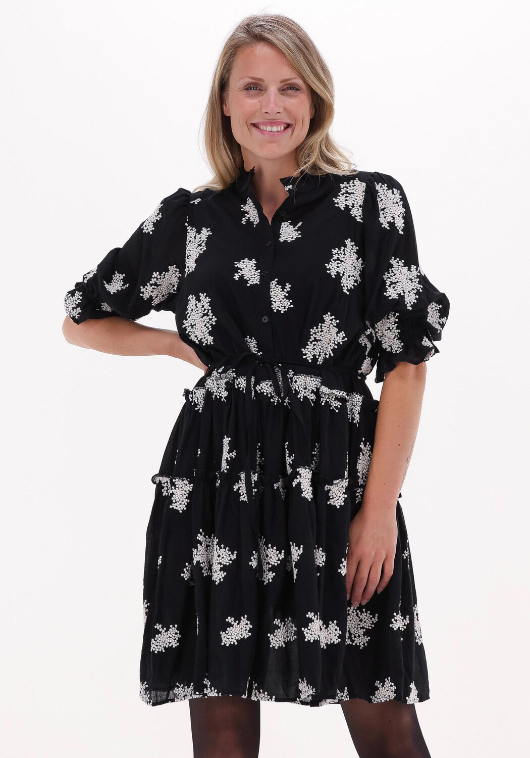 Bruuns Bazaar Mini Jurk Dames Kamal Kamila Dress, Maat: 34, Kleur: Zwart