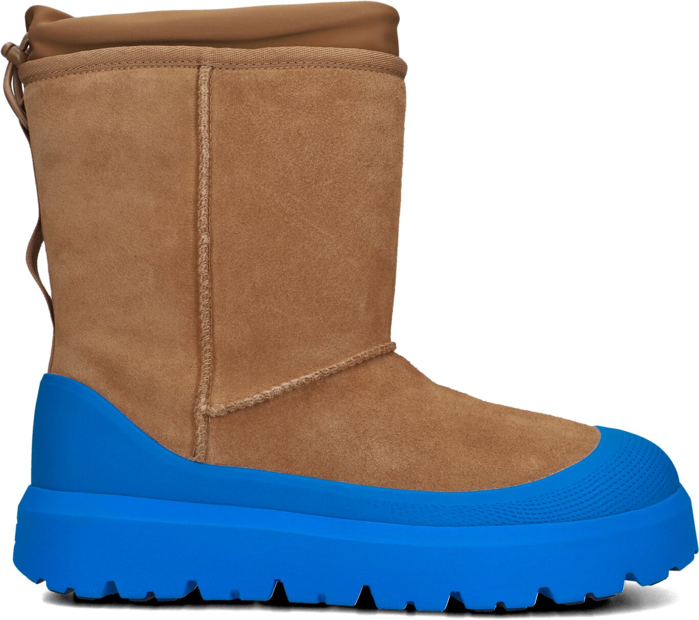 UGG Snowboots Heren Classic Short Weath Hybrid, Maat: 43, Materiaal: Suède, Kleur: Cognac