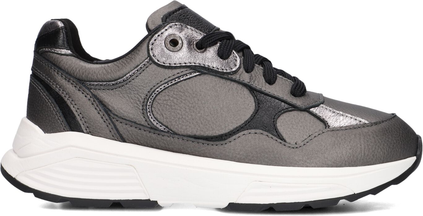 Xsensible Lage Sneakers Dames Combi Met G Sneaker, Maat: 39, Materiaal: Leer, Kleur: Zilver