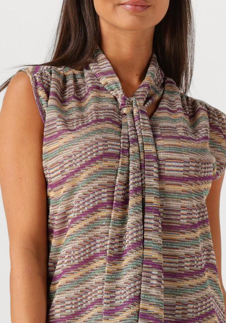 Multi SUMMUM Top TOP MULTICOLOUR SPARKLY WAVE - large