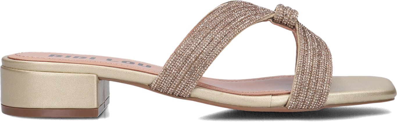 Bibi Lou Muiltjes Dames 842z00hg, Maat: 37, Materiaal: Textiel, Kleur: Goud afbeelding 1