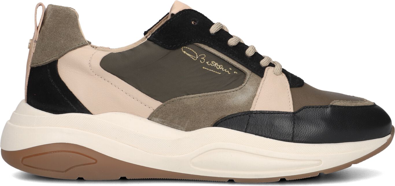 Fred de la Bretoniere Lage Sneakers Dames Flame Gaia Combi, Maat: 39, Kleur: Zwart