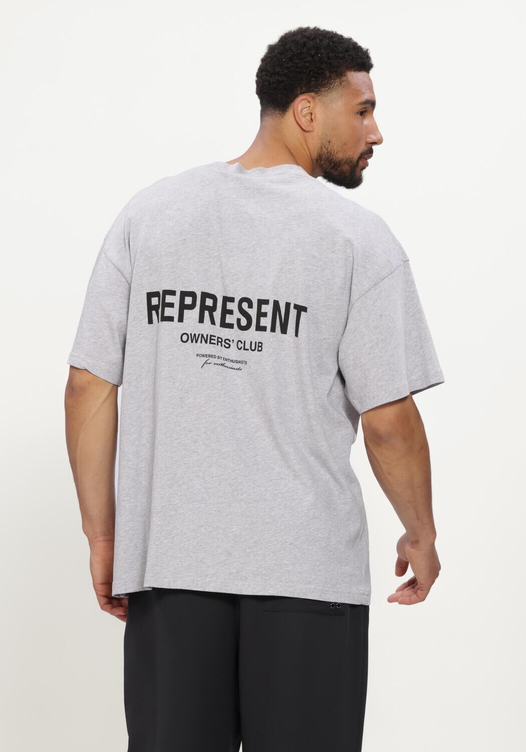Grijze REPRESENT T-shirt REPRESENT OWNERS CLUB T-SHIRT - large