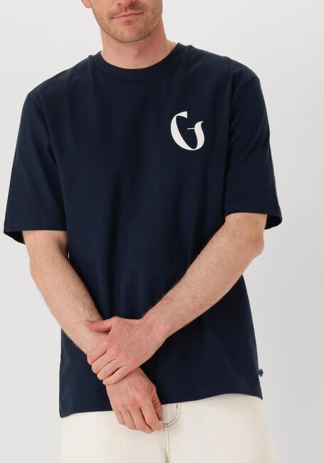 Donkerblauwe THE GOODPEOPLE T-shirt TON - large