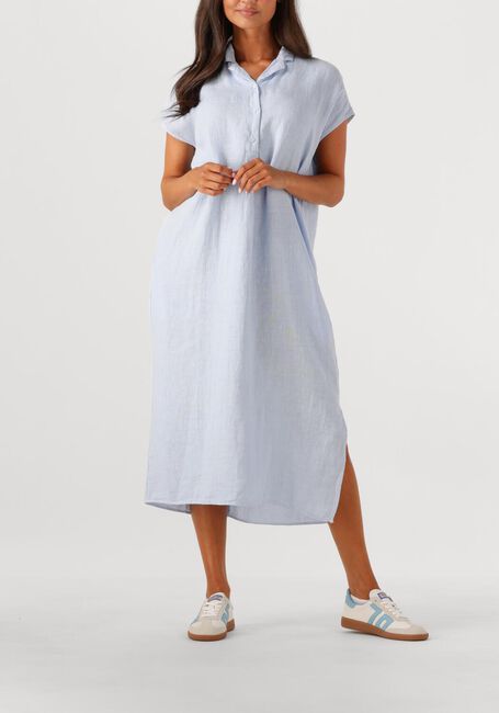 Blauwe PENN & INK Maxi jurk DRESS - large