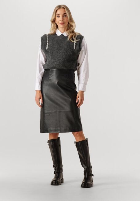 Donkergrijze COPENHAGEN MUSE Trui CMIBRA-WAISTCOAT - large