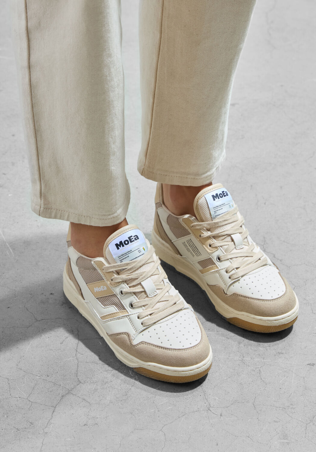 Beige MoEa Sneakers MOEA-BASGN - medium